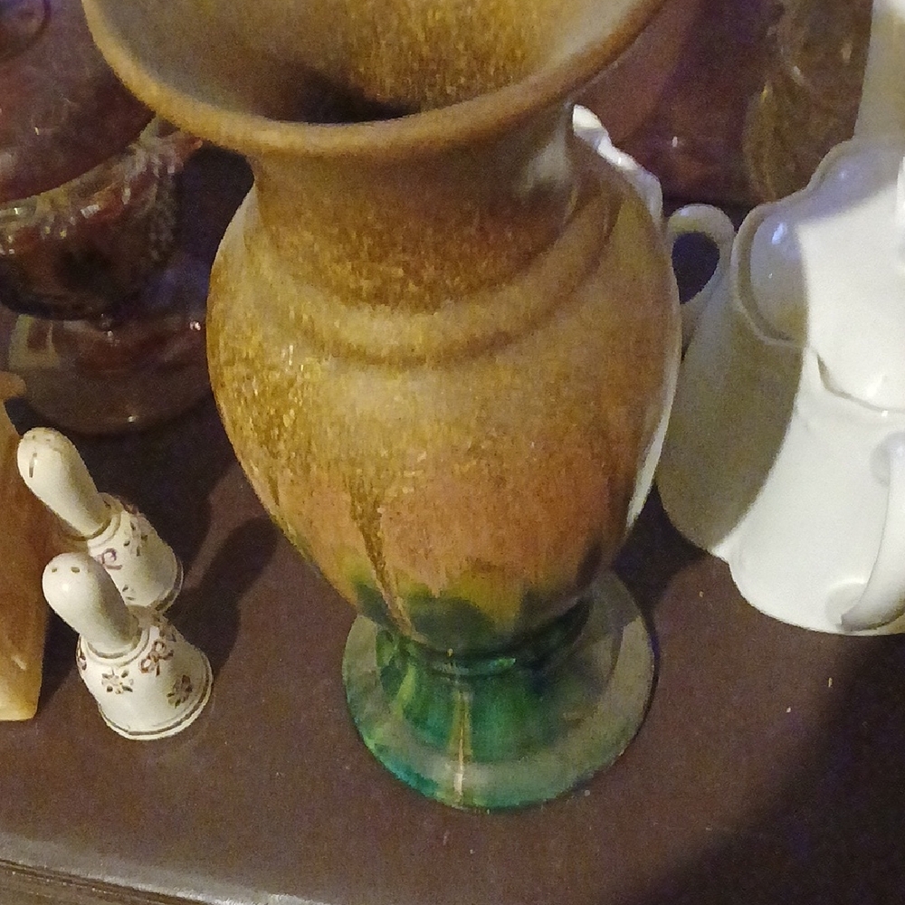Ceramic Vase with Earth Tones